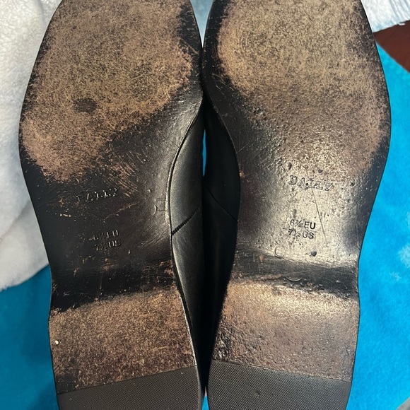 BALLY Baser Black Leather Men's Loafers
Shoes 71/2 7.5 - Picture 5 of 9